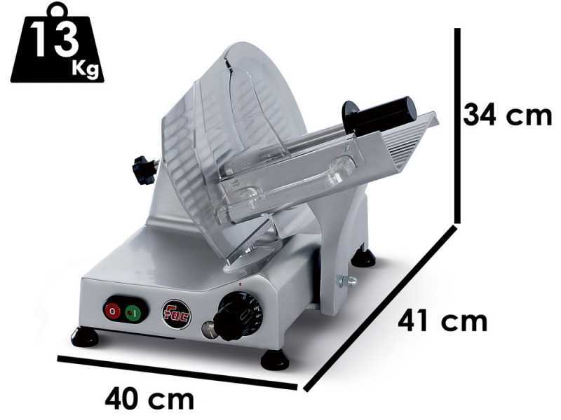 FAC S220 - Trancheuse avec lame de 220 mm - Avec parties hygi&eacute;niques - 185 W