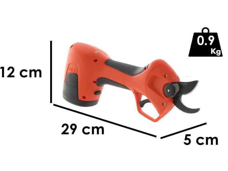 S&eacute;cateur de taille &agrave; batterie Stocker Vulcano E-25 TR BASIC - Avec batterie de 14.4 V/2.5 ah - Diam&egrave;tre de coupe 25 mm
