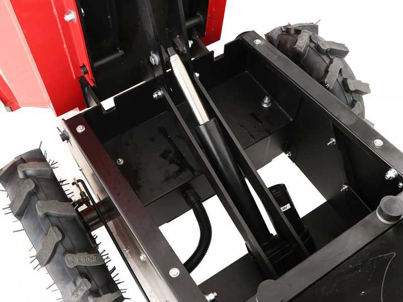 Brouette &agrave; batterie GeoTech Pro Mini Dumper CAR E500 e-Lift - Benne dumper &eacute;lectrique 500Kg