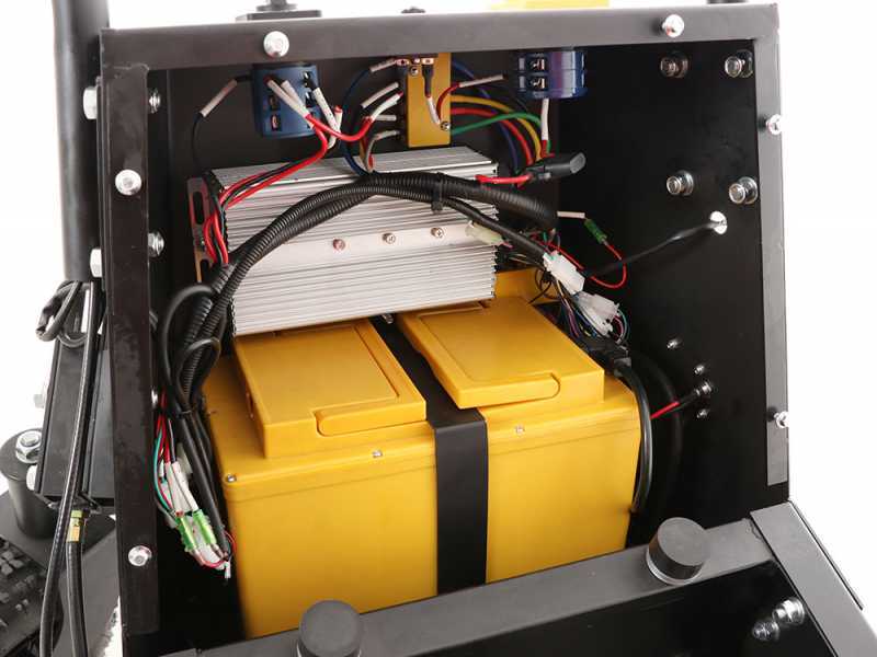 Brouette &agrave; batterie GeoTech Pro Mini Dumper CAR E500 e-Lift - Benne dumper &eacute;lectrique 500Kg
