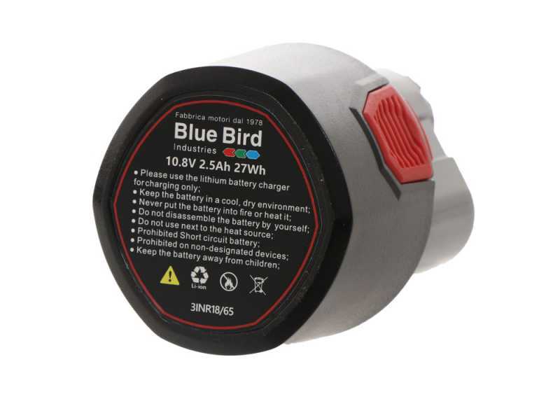 Perche &eacute;lgueuse &agrave; batterie sur perche t&eacute;lescopique Blue Bird PCS 22-06 - 12.6V - 2Ah