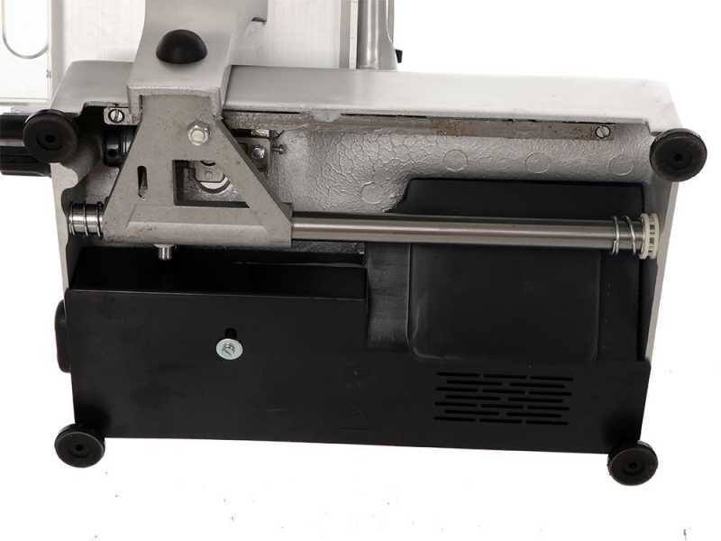Trancheuse FAC F 250 R - Corps en Alliage d'aluminium anodis&eacute; - Avec parties lavables - Lame de 250 mm - Aff&ucirc;teur fixe