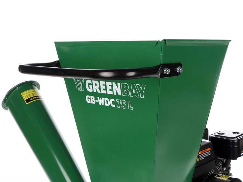 GreenBay GB-WDC 75 L - Broyeur thermique  - Moteur &agrave; essence Loncin 7 CV