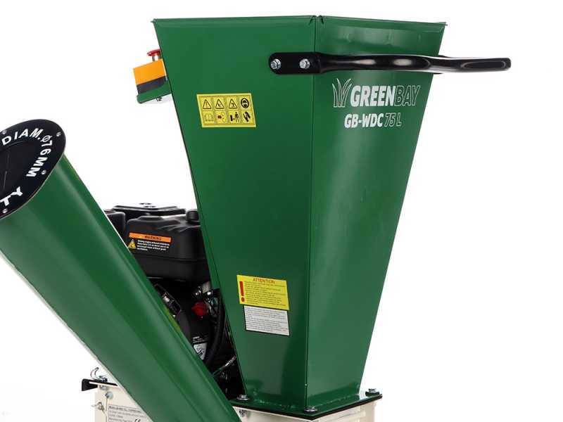 GreenBay GB-WDC 75 L - Broyeur thermique  - Moteur &agrave; essence Loncin 7 CV