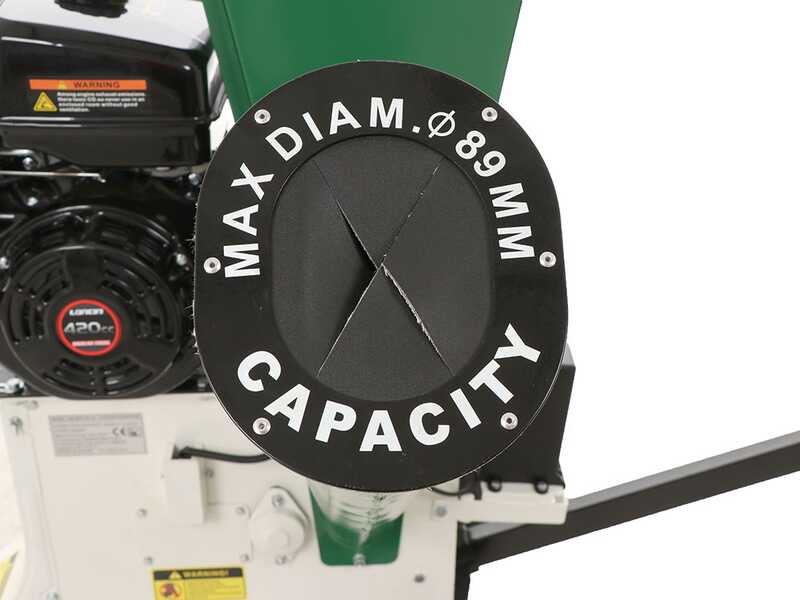 GreenBay GB-WDC 90 LE - Broyeur thermique  - Moteur &agrave; essence Loncin 15 CV