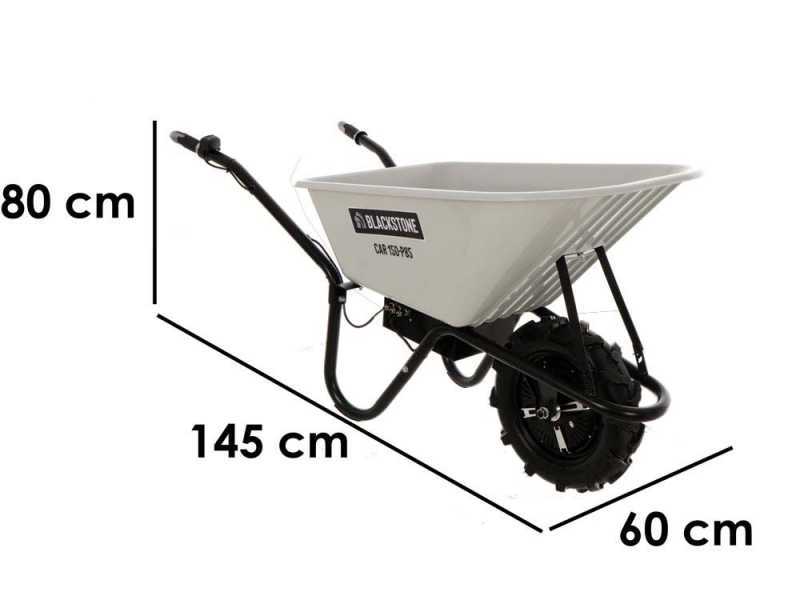 Brouette &eacute;lectrique Blackstone CAR 150-P85 - Batterie de 24V/12ah