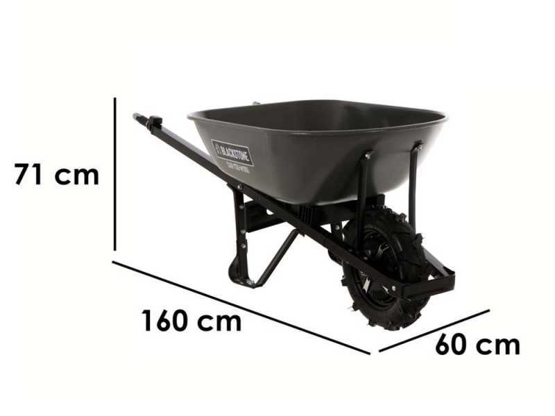 Brouette &eacute;lectrique Blackstone CAR 150-M100 - Batterie de 24V/12ah