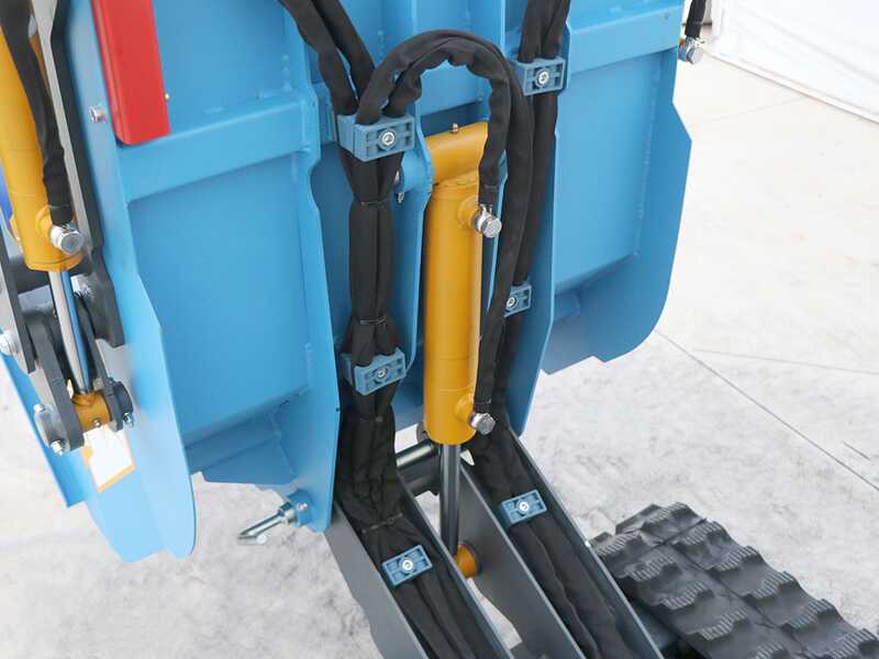 EuroMech EM500H-Dump &amp; Shovel - Brouette motoris&eacute;e dumper hydraulique 500 kg avec godet de chargement - Transmission hydrostatique