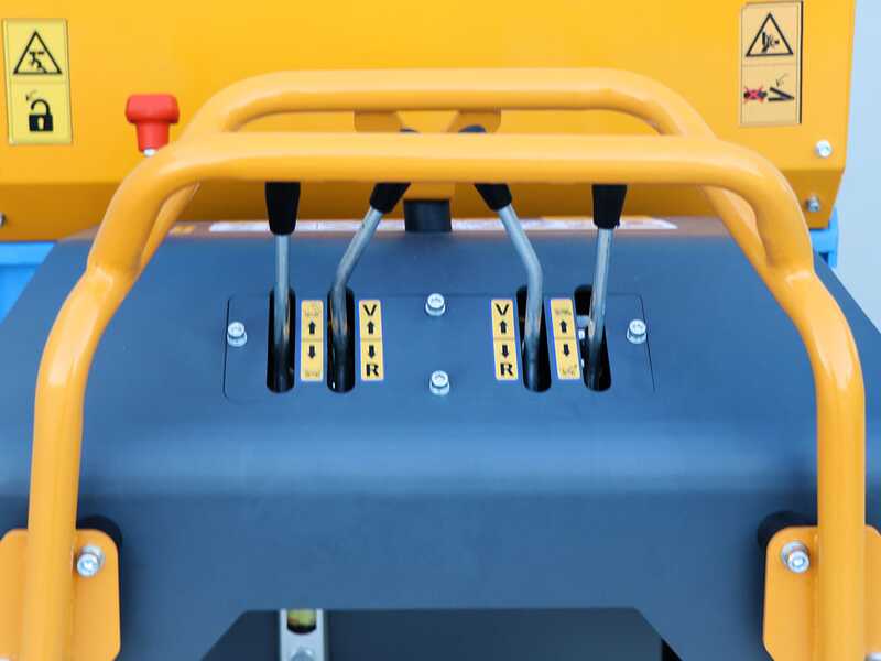 EuroMech EM500H-Dump &amp; Shovel - Brouette motoris&eacute;e dumper hydraulique 500 kg avec godet de chargement - Transmission hydrostatique
