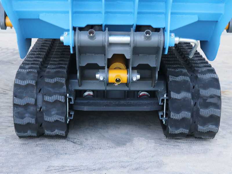 Brouette motoris&eacute;e EuroMech EM500L-Dump &amp; Shovel - Caisson dumper hydraulique 500 kg avec pelle