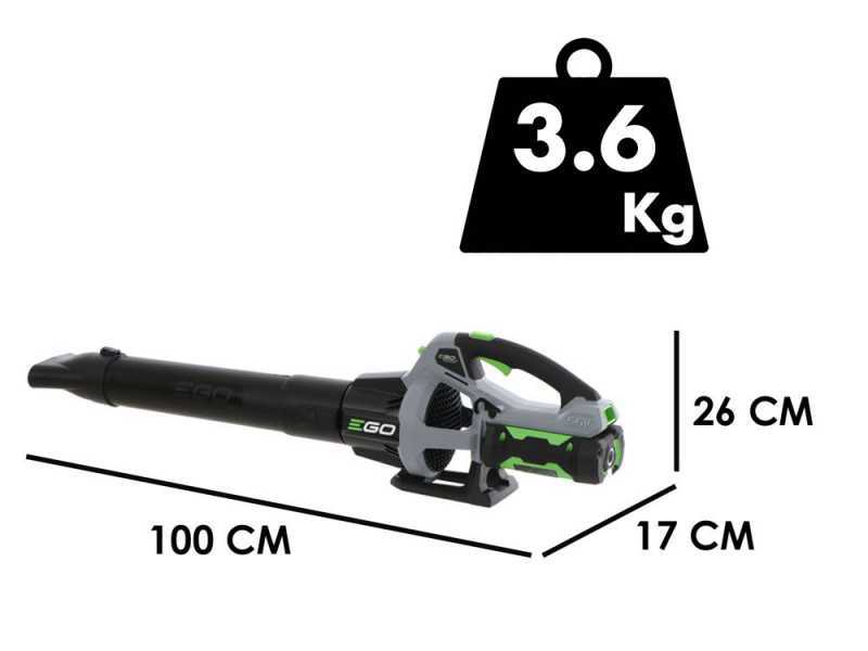 EGO Souffleur &agrave; batterie EGO LB5300E avec moteur brushless - 56V - 2.5Ah