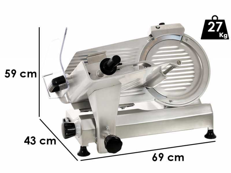 FAC F300CL - Trancheuse &agrave; gravit&eacute; - CE Professionnel  - En aluminium anodis&eacute;