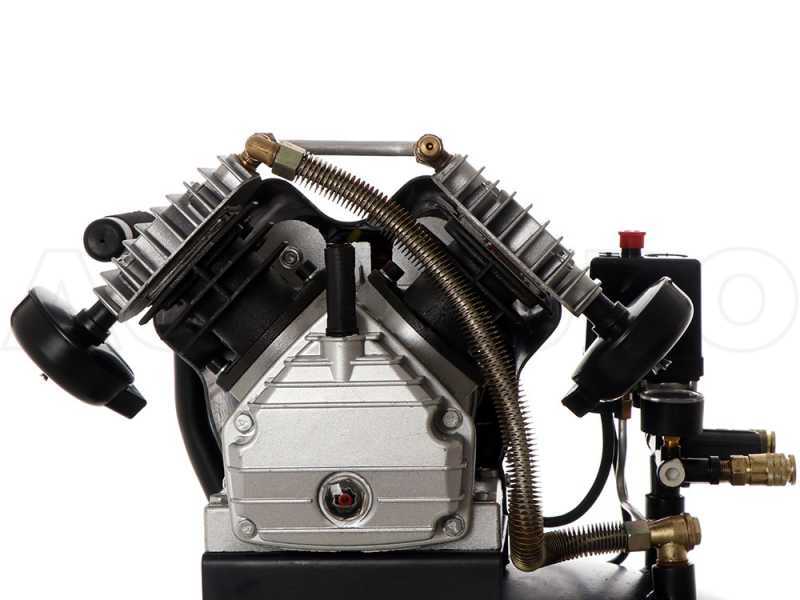 BlackStone V-LBC 50-30V - Compresseur d'air &eacute;lectrique vertical sur chariot  - moteur 3 CV - 50 L air comprim&eacute;