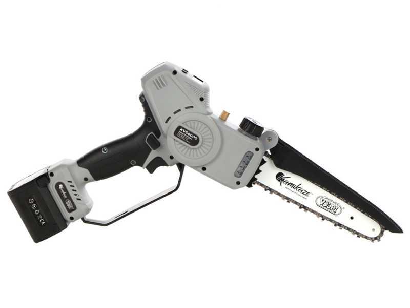 &Eacute;lagueuse sur batterie Volpi KVS6000 - 21.6V 4 Ah - Barre de 19 cm