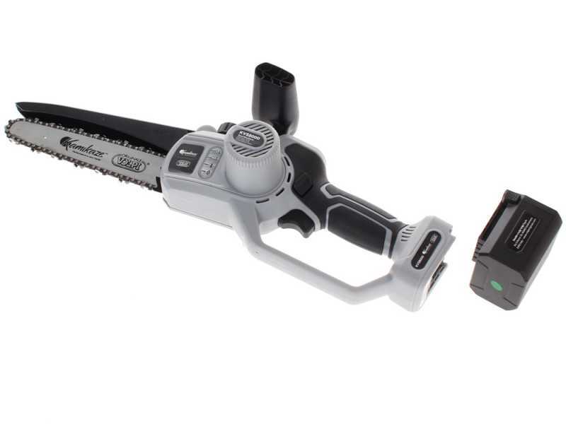 &Eacute;lagueuse manuelle &agrave; batterie Volpi KVS8000 - 21.6V 4 Ah - barre de 19 cm