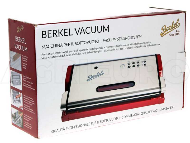 Machine sous-vide pour aliments Berkel Vacuum - avec barre de soudure de 30 cm