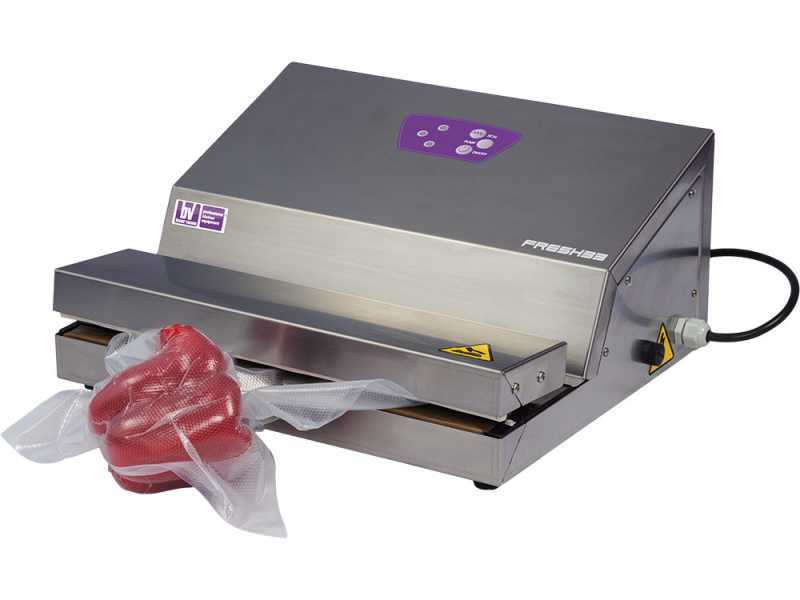 Machine sous-vide en acier inox automatique Besser Vacuum FRESH 33 INOX - Barre de soudure de 33 cm