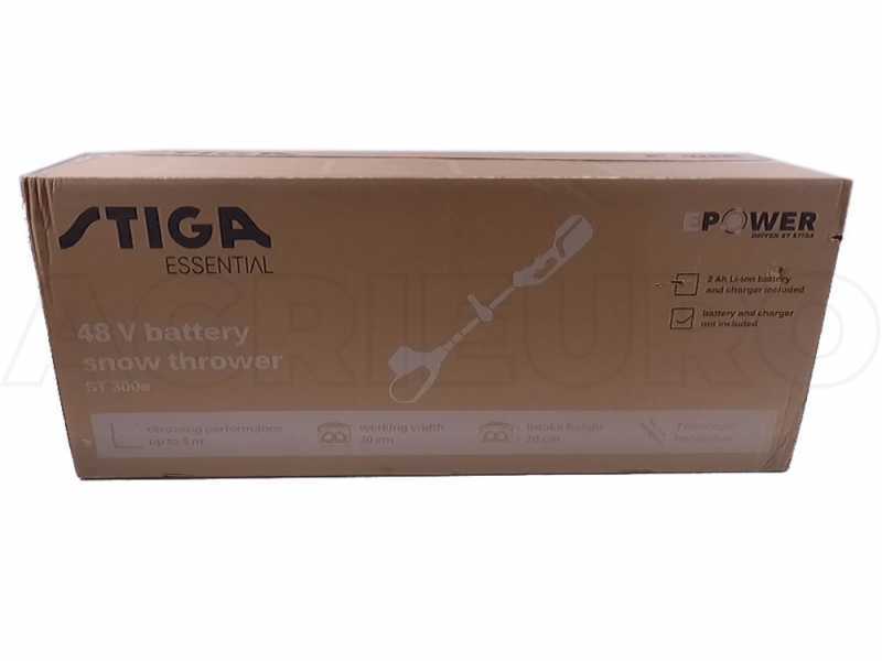 Stiga ST 300e - Fraise &agrave; neige &agrave; batterie - SANS BATTERIE NI CHARGEUR