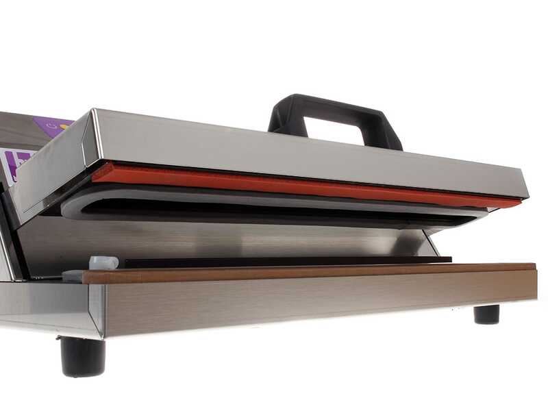 Besser Vacuum MIDI INOX - Machine sous-vide professionnelle - Double barre de soudure de 43 cm