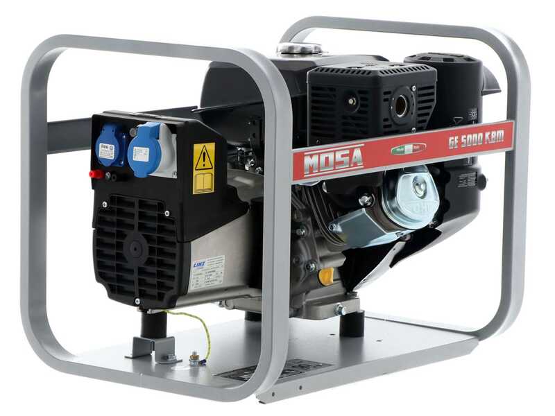 MOSA GE 5000 KBM - Groupe &eacute;lectrog&egrave;ne 4.4 KW monophas&eacute; - Alternateur italien  - Moteur Kohler CP CH 395