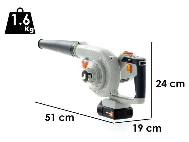 BATAVIA Maxxpack - Souffleur &agrave; batterie 18V SOLO - SANS BATTERIE NI CHARGEUR