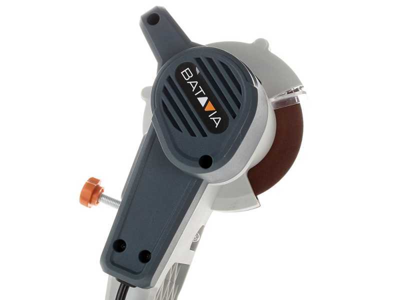 Aff&ucirc;teuse &agrave; batterie Batavia -  aff&ucirc;teuse pour cha&icirc;nes de tron&ccedil;onneuse  - avec batterie de 18V/ 2Ah