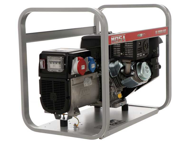 MOSA GE 8000 KBT - Groupe &eacute;lectrog&egrave;ne &agrave; essence 6.4 kW - Continue 5.6 kW Triphas&eacute; - Moteur Kohler CP CH440