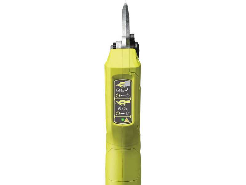S&eacute;cateur de taille &agrave; batterie RYOBI RY18SCA-0 18V - Avec de 18V/4 ah - Diam&egrave;tre de coupe 25 mm