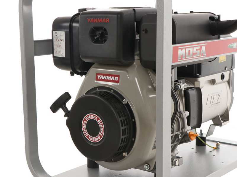 MOSA GE 6000 YDM - Groupe &eacute;lectrog&egrave;ne diesel 5.1 kW - Continue 4.5 kW Monophas&eacute; - Moteur Yanmar L 100 N