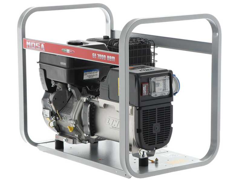 MOSA GE 7000 BBM AVR - Groupe &eacute;lectrog&egrave;ne &agrave; essence avec AVR 6 kW - Continue 5 kW Monophas&eacute; - Moteur B&amp;S XR2100