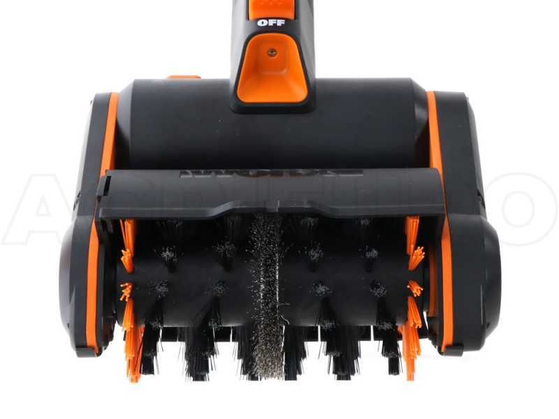 Worx WG441E.9 - Nettoyeur pour ext&eacute;rieur &agrave; batterie - 2 brosses incluses - SANS BATTERIE SANS CHARGEUR