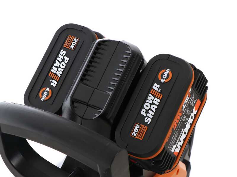Worx WG583E - Souffleur &agrave; batterie 3 en 1 - 2 x 20 V / 4 Ah