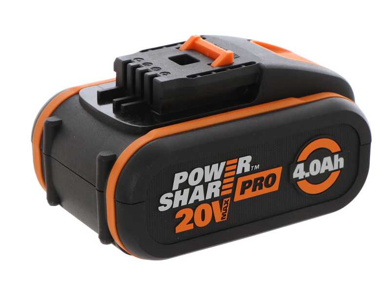Worx NITRO WG186E - D&eacute;broussailleuse multifonction &agrave; batterie - 2x20V/4Ah