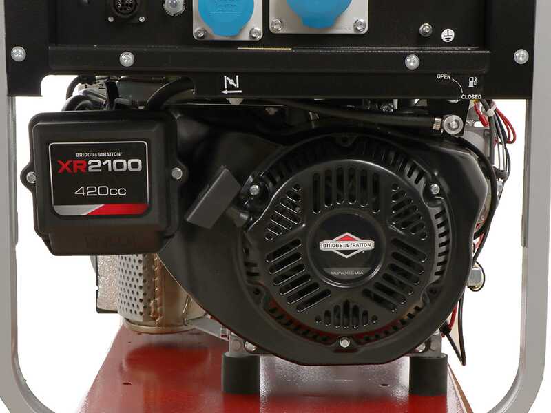 MOSA GE S-7000 BBM AVR EAS - Groupe &eacute;lectrog&egrave;ne &agrave; essence avec AVR et dem. &eacute;lectrique 6.5 KW - Continue 5.4 kW Monophas&eacute; - Moteur B&amp;S XR2100