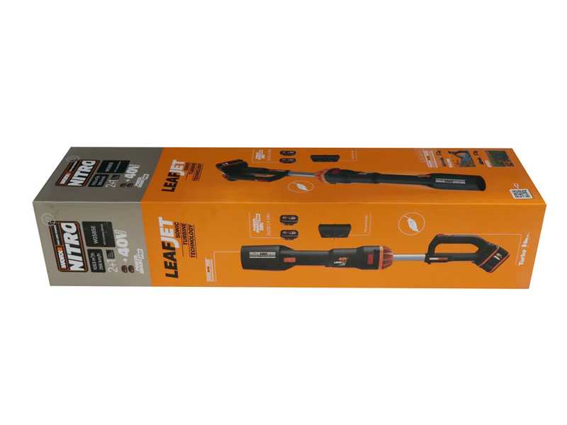 Worx NITRO WG585E - Souffleur &agrave; batterie - 2 batteries de 20V 4Ah