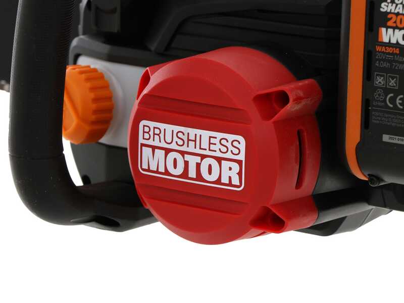 WORX WG385E NITRO - Tron&ccedil;onneuse &agrave; batterie  - 2 x 40V 4Ah - Guide de 40 cm