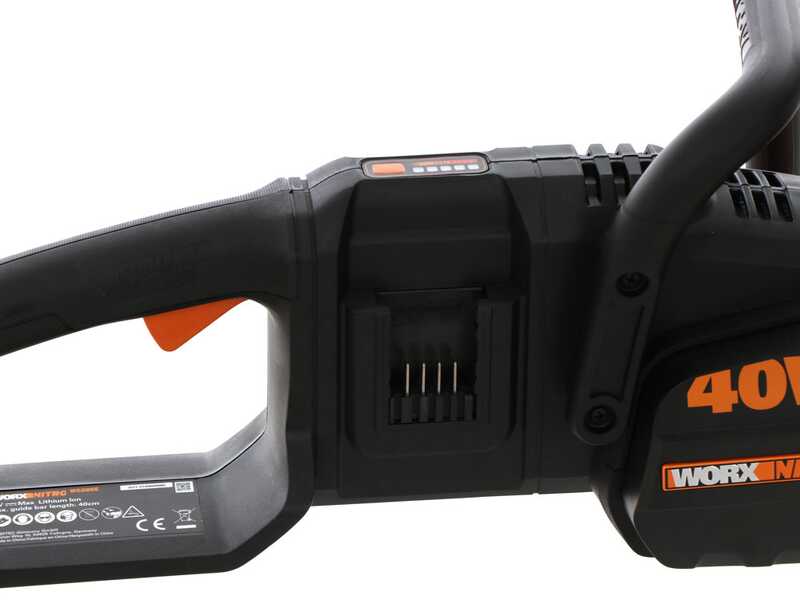 WORX NITRO WG385E.9 - Tron&ccedil;onneuse &agrave; batterie  - 40 V - SANS BATTERIE NI CHARGEUR