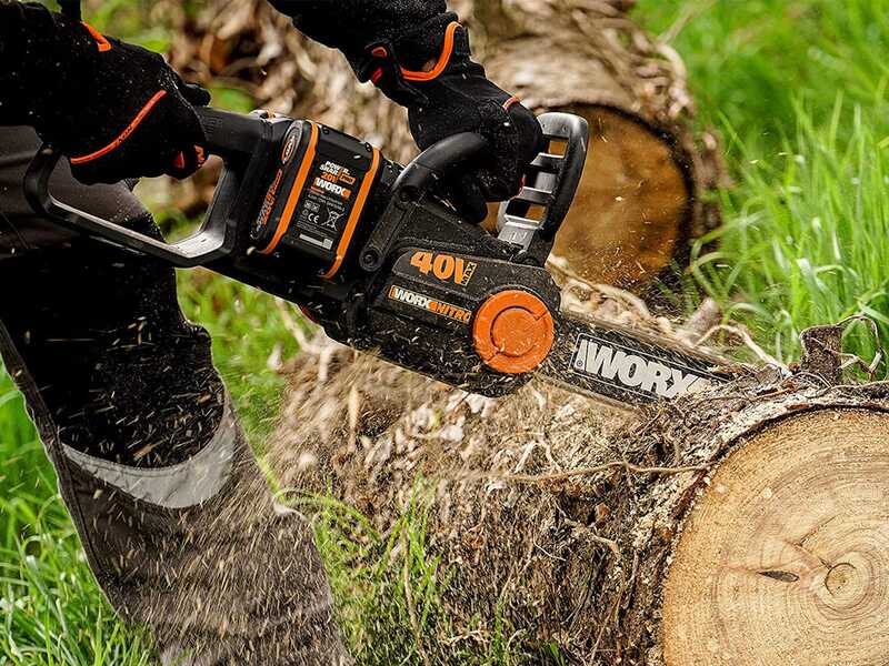 WORX NITRO WG385E.9 - Tron&ccedil;onneuse &agrave; batterie  - 40 V - SANS BATTERIE NI CHARGEUR