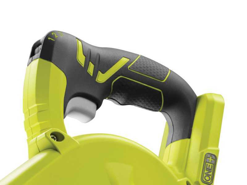 Souffleur &agrave; batterie compact RYOBI R18TB-0-18V - 200 Km/h - SANS BATTERIE NI CHARGEUR