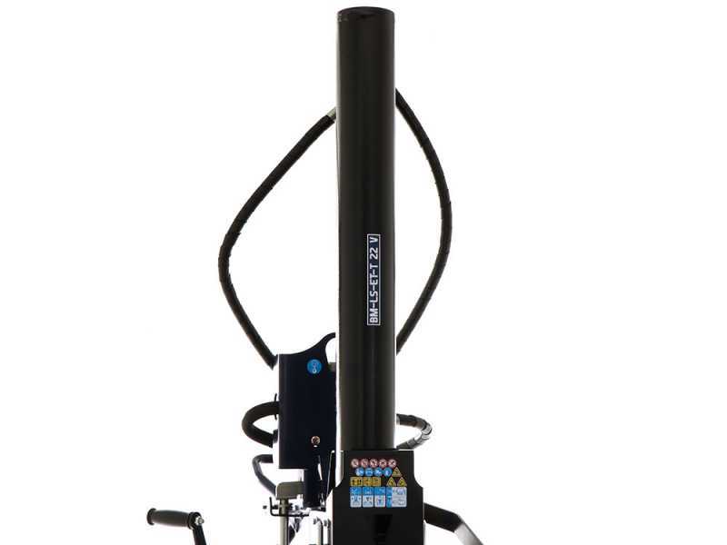BullMach BM-LS-UND-T 22 V - Spaltmaschine à bois hybride - Verticale - Électrique und à Traktor