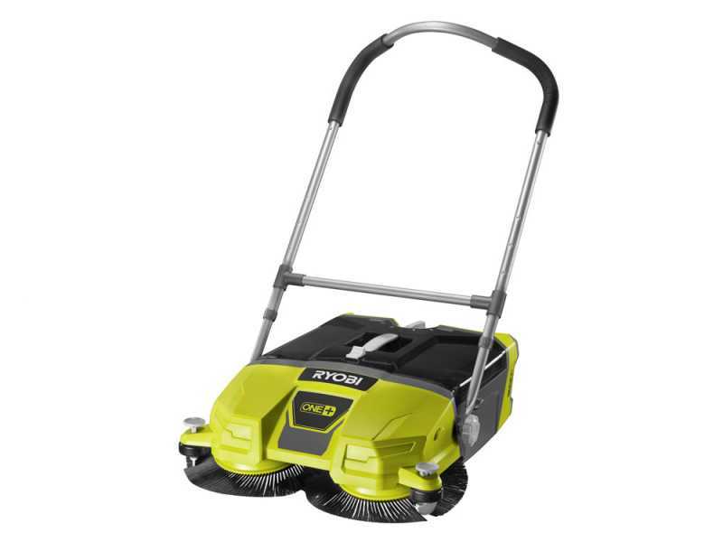 Ryobi R18SW3-0 - Balayeuse &agrave; batterie avec bac de ramassage  - 18V - 4 Ah