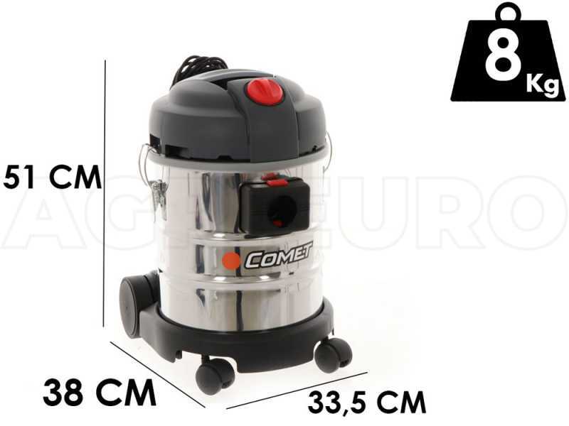 Comet CVP 120 X - Aspirateur multifonction - 20 L - Bidon en acier - S&eacute;rie Professionnelle