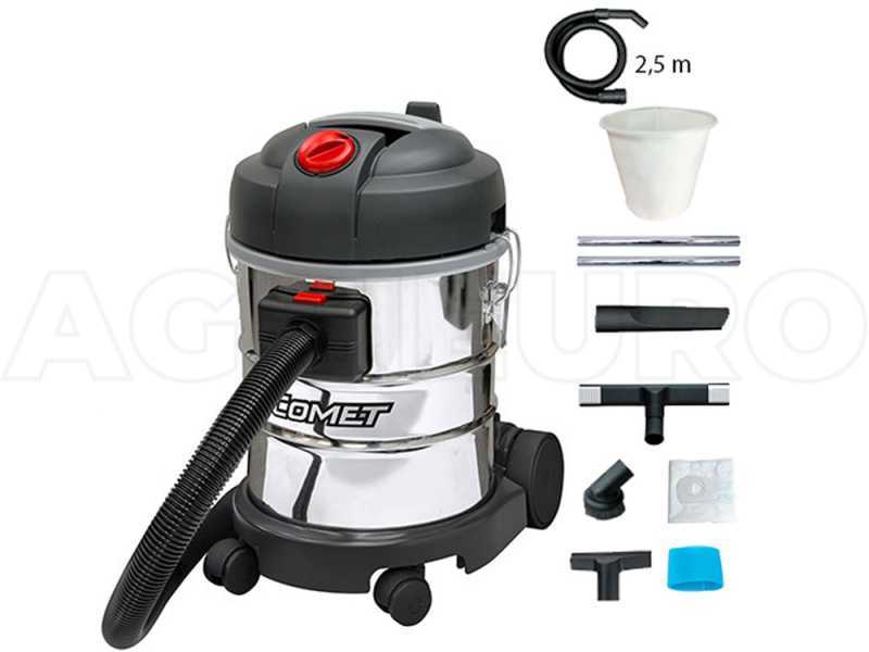 Comet CVP 120 X - Aspirateur multifonction - 20 L - Bidon en acier - S&eacute;rie Professionnelle