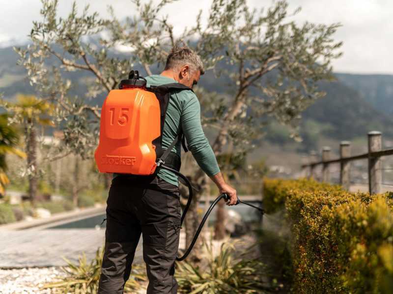 Pulv&eacute;risateur &agrave; dos &agrave; batterie Stocker 403 Nebla - R&eacute;servoir de 15 litres