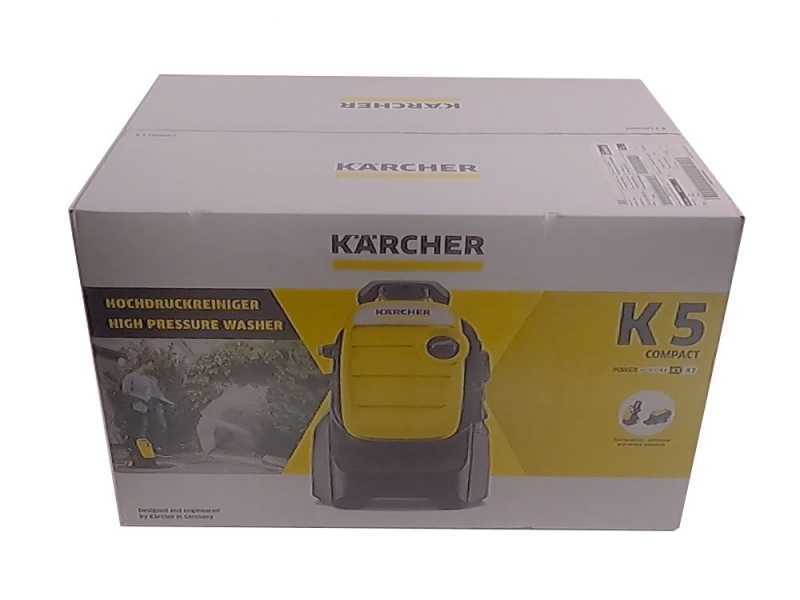 Nettoyeur haute pression &agrave; eau froide Karcher  K5 Compact 500 lt/h - 145 bars