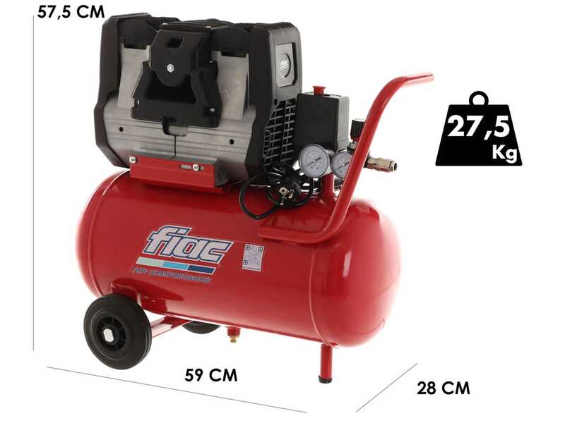 Fiac Super Silent 24 XS258 - Compresseur d'air &eacute;lectrique insonoris&eacute;