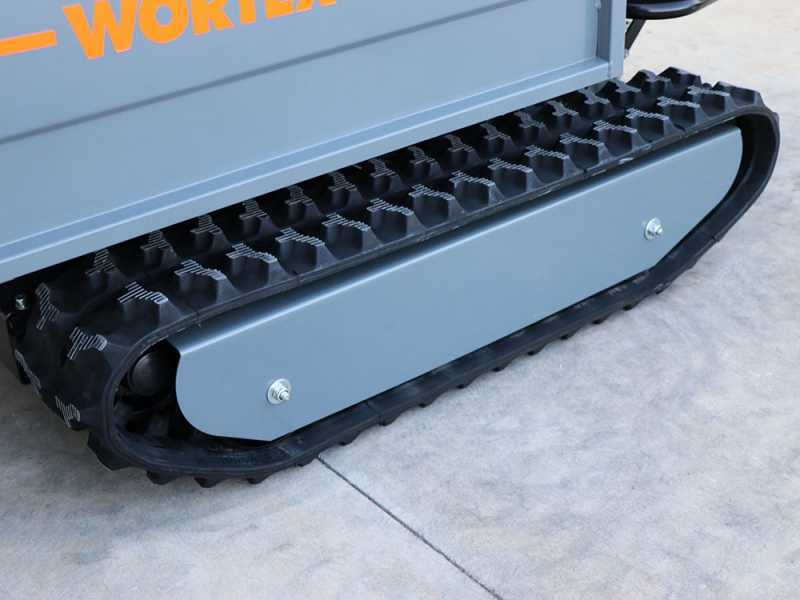 Brouette motoris&eacute;e &agrave; chenilles Wortex SFL 500 - Caisson extensible avec charge de 500 Kg