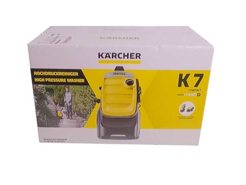 Nettoyeur haute pression &agrave; eau froide Karcher  K7 Compact - 600 lt/h - 180 Mbars