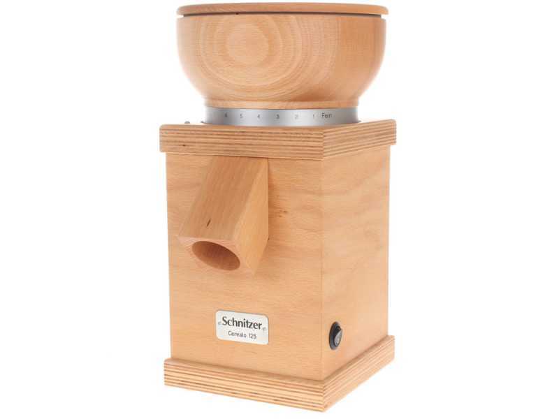 Moulin Schnitzer Cerealo 125 - 2 Kg de broyage - Moteur de 360 watts