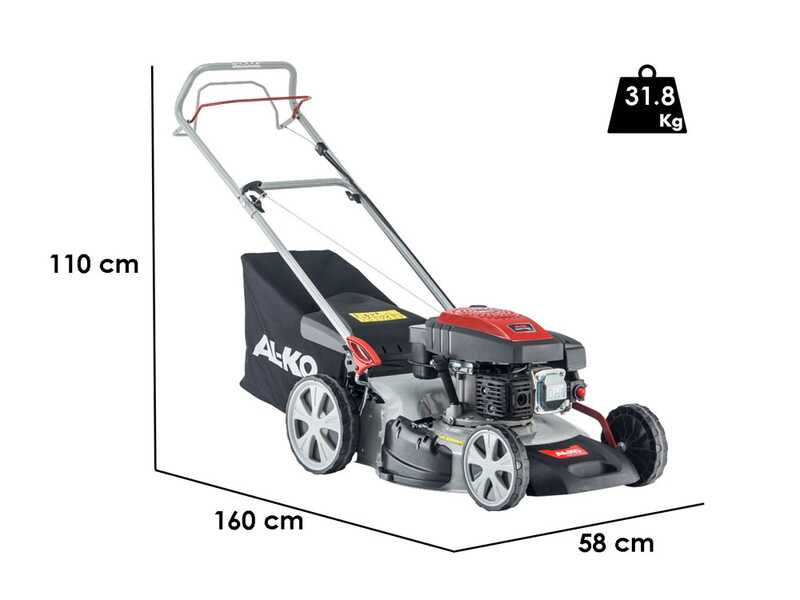 Al-Ko Easy 5.10 SP-S - Tondeuse &agrave; gazon thermique autotract&eacute;e - 4 en 1 - Moteur 160cc